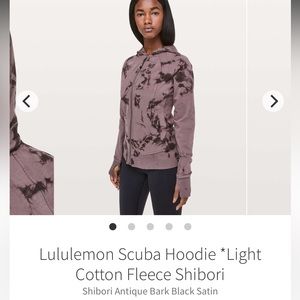 Lululemon Athletica Scuba Hoodie in Antique Bark Black